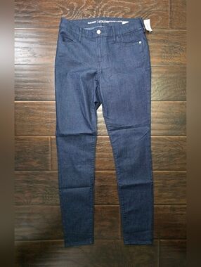 NWT Old Navy Womens High-Rise Skinny Denim Blue Jeans 8 Long